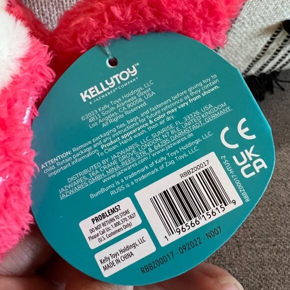 NWT Rufus the Ramen Bowl BumBumz TakeoutBumz 8” - Picture 6 of 6